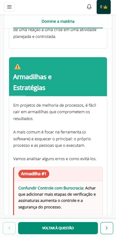 Comentário da questão com Armadilhas e Estratégias
