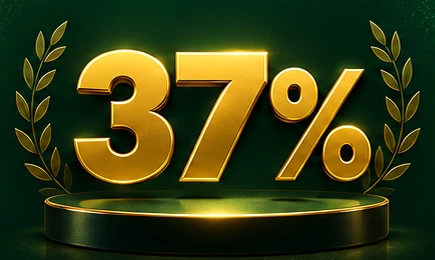 37%